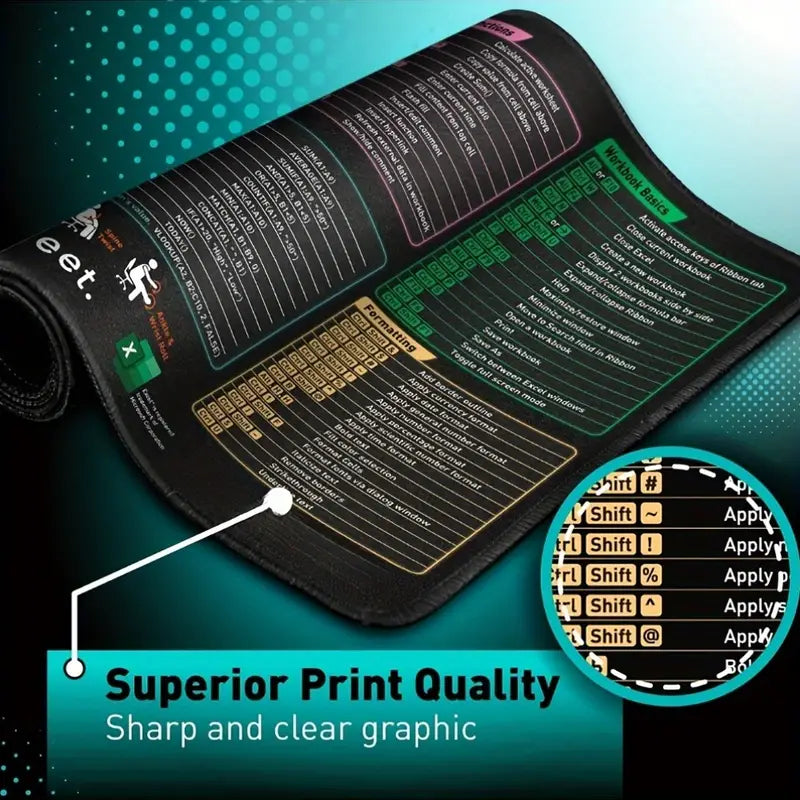 Excel Shortcut Keys Keyboard Pad (Imported Quality)