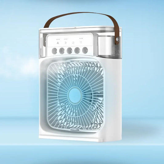 Portable Electric Fan Air Conditioner – Cool, Mist & Glow
