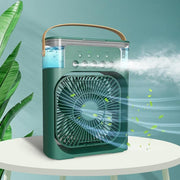 Portable Electric Fan Air Conditioner – Cool, Mist & Glow